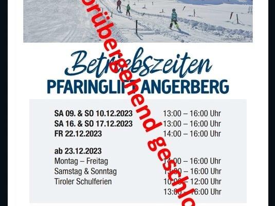 Pfaringlift Angerberg - Kitzbüheler Alpen Region Hohe Salve